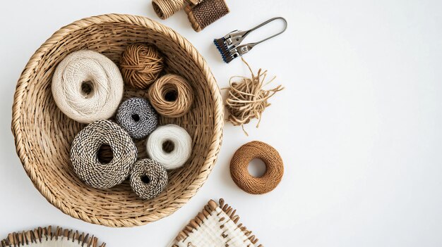 Dielňa s tkaninami a vyšívacími nástrojmi